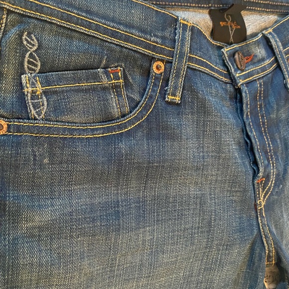 Women’s Genetic Denim Button Fly Boot cut size 28 EUC Made in USA - Picture 6 of 10